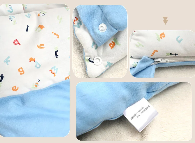 Детский спальный мешок, зимний конверт для новорожденных, теплый спальный мешок, хлопковый детский спальный мешок, детская коляска, детская накидка-кокон