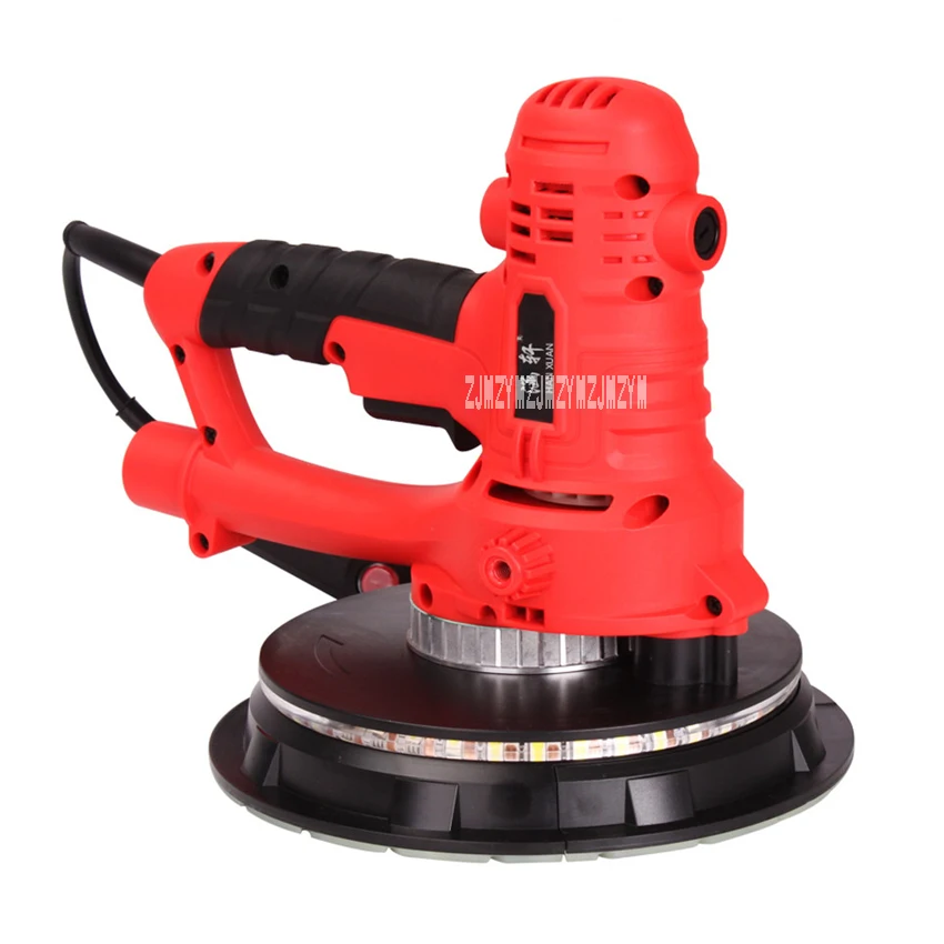 

New 180C Self-priming Clean Wall Sandpaper Machine Wall Grinder Putty Sand Grinding Machine With 360 Degree LED Light 220v 1260W