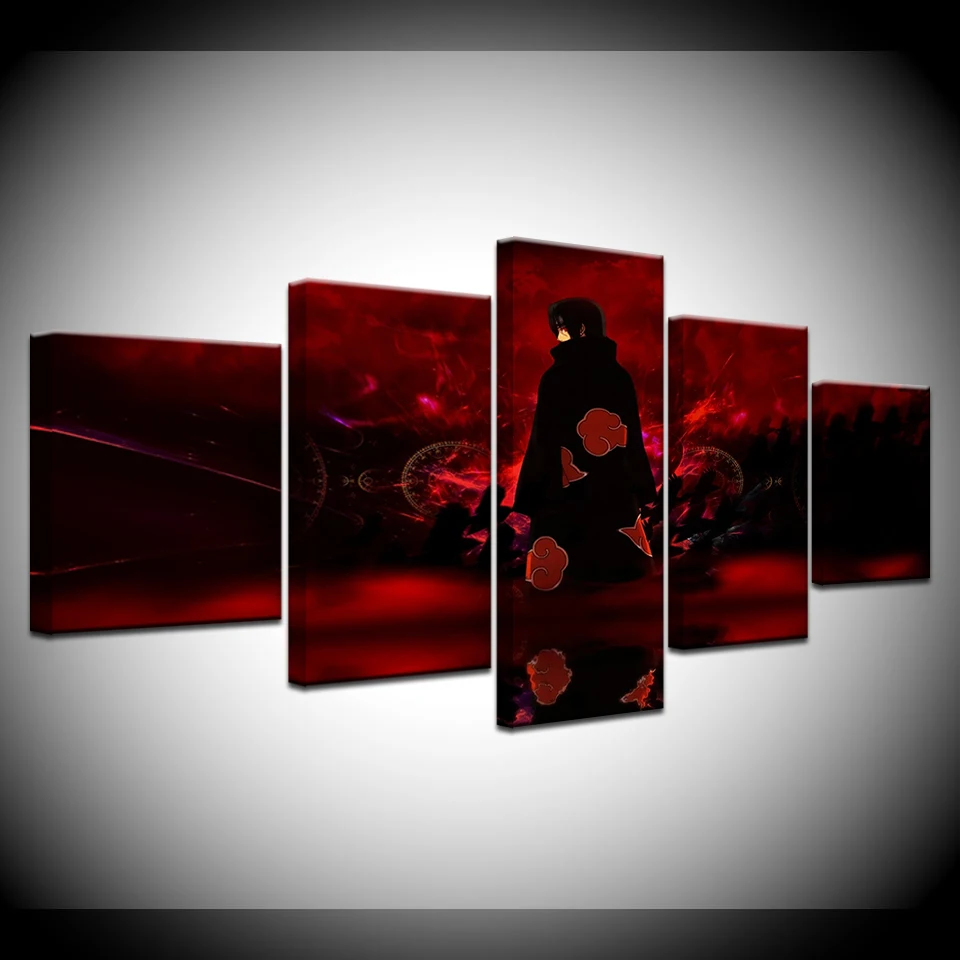 Waliicorners Painting Wall Art Canvas Living Room Modular Poster 5 Panel Naruto Anime Boy Framework HD Printed Modern Pictures Home Decor 11 HTB1yABFa8Gw3KVjSZFwq6zQ2FXa7