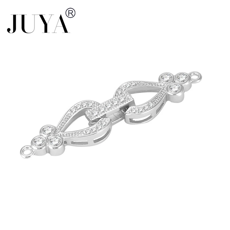 

New Fashion Jewelry Vintage Zircon Czech Floating Charms For Bracelets & Necklaces Diy Copper Micro Pave Clasps Bijoux Berloques