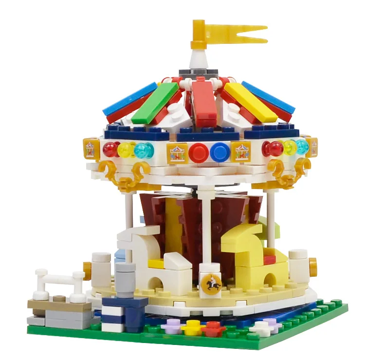 

XINGBAO Playground 01107 World Series 343Pcs The Merry Go Round Set Building Blocks Brick Toys Model As Boy Girl Child kids Gift