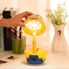 1 шт. детские светящиеся игрушки лампа для сна/нет проекционной лампы обучения чтению взрослых мультфильм Гадкий я светодиодный свет девушка подарок