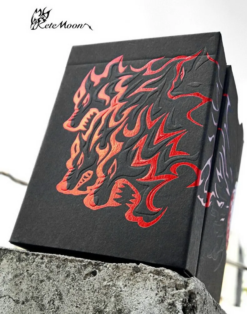 Kete Moon Deck Kete Wolf prourish коллекция художественных игральных карт Сделано в Тайване Волшебные трюки