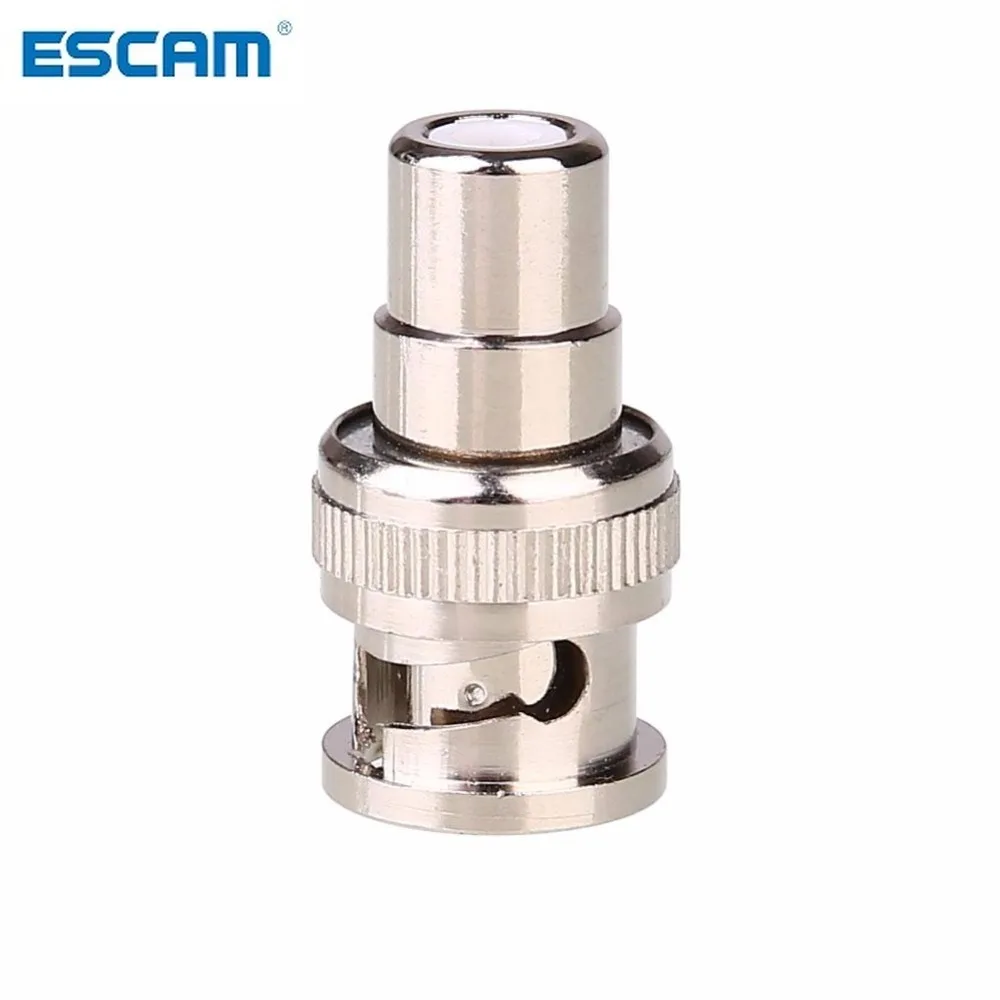 ESCAM JR B9 BNC штепсельная вилка к RCA гнезду адаптер разъем коаксиальный CCTV