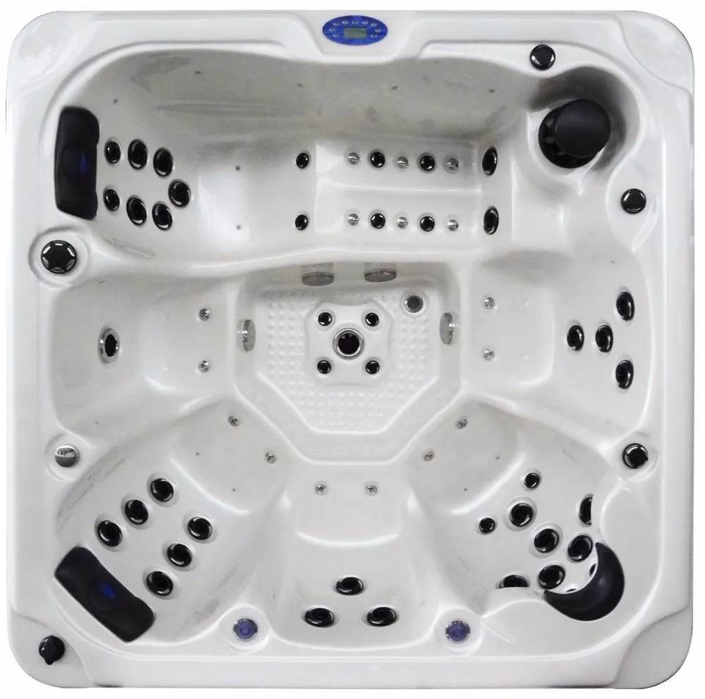 1802 Outdoor spa bath whirlpool bathtub for 6 person with 1 lounger 1802 Outdoor spa bath whirlpool bathtub for 6 person with 1 lounger