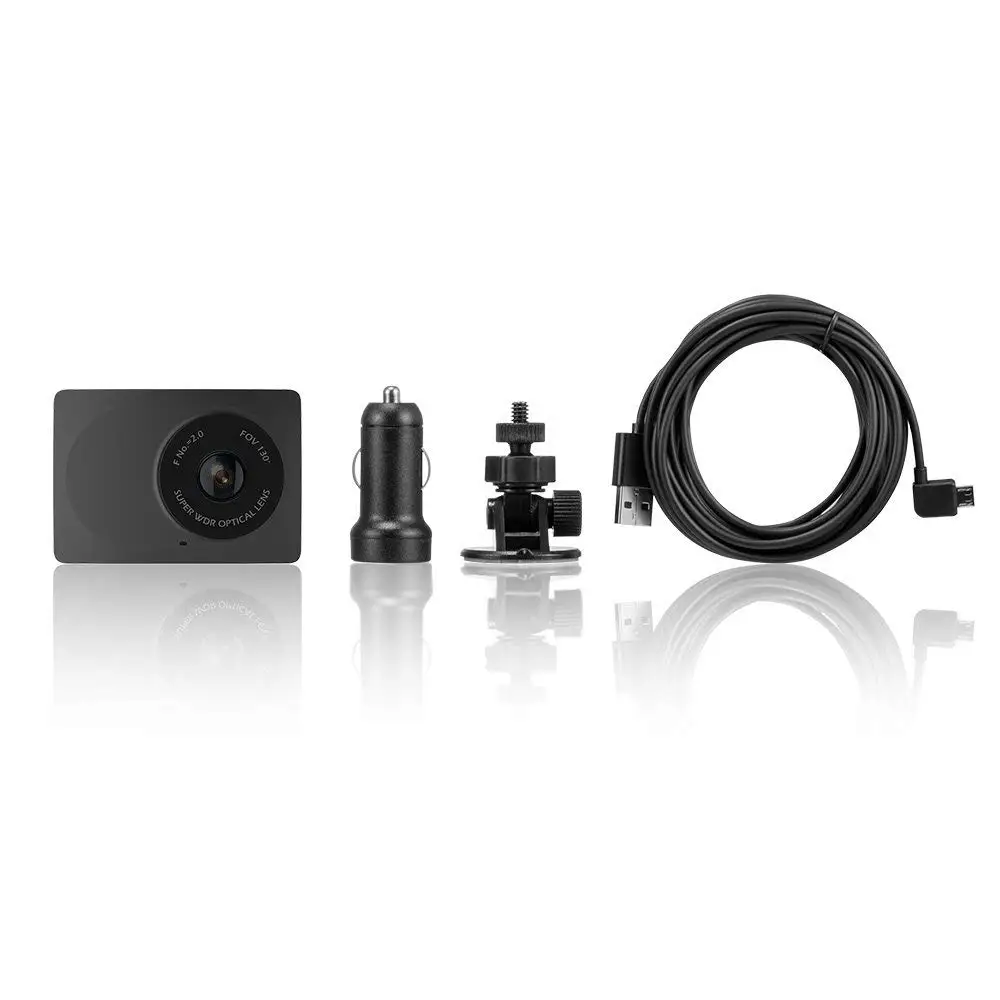 Автомобильный видеорегистратор YI Compact Dash Camera | Разрешение 2.7K Широкий угол обзора