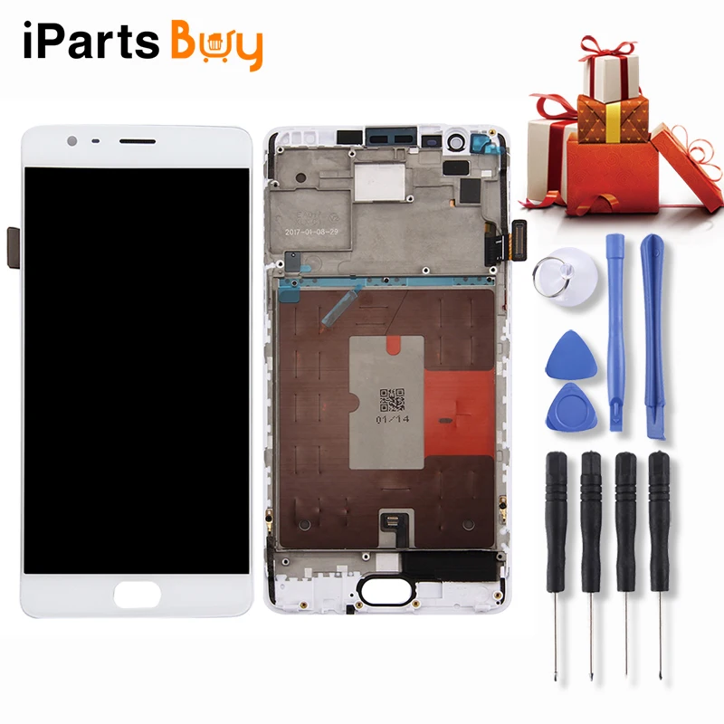 

iPartsBuy LCD Screen and Digitizer Full Assembly with Frame for OnePlus 3T