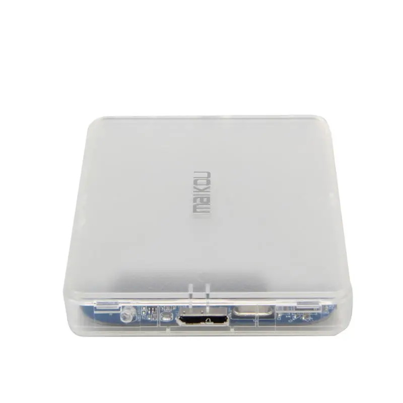 Maikou 2,5 дюйма Usb3.0 Sata3 Ssd Внешний Прозрачный матовый мобильный жесткий диск коробка