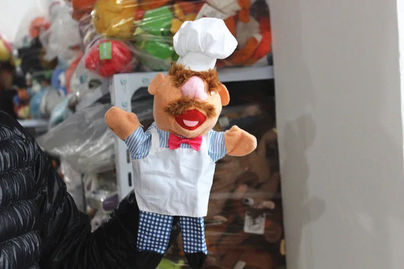 Кукла Muppets Кермит Лягушка Fozzie медведь шведский шеф-повар мисс поросенок гонзо плюшевые мягкие 28 см Ручные куклы для малышей Детские игрушки