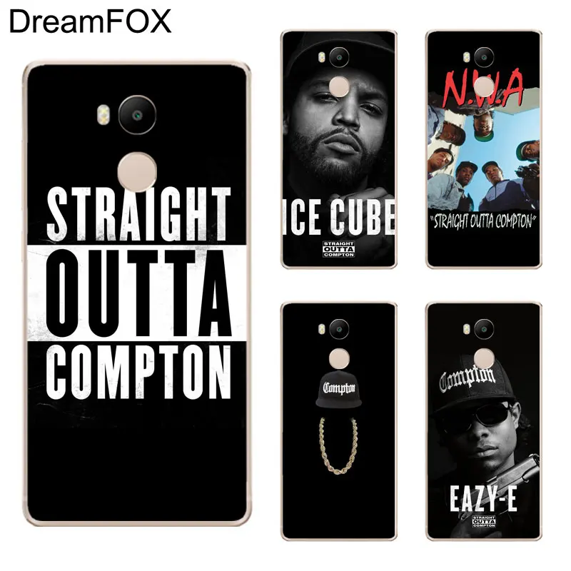 DREAMFOX K216 Straight Outta Compton Nwa Soft TPU Silicone Case Cover For Xiaomi Redmi Note 3 4 5 Plus 3S 4A 4X 5A Pro Global |