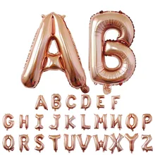 32inch 16inch Rose Gold Letter Balloons Birthday Party Wedding Decorations Wedding Alphabet Balloon Anniversary Party Air Globos 32inch 16inch Rose Gold Letter Balloons Birthday Party Wedding Decorations Wedding Alphabet Balloon Anniversary Party Air Globos