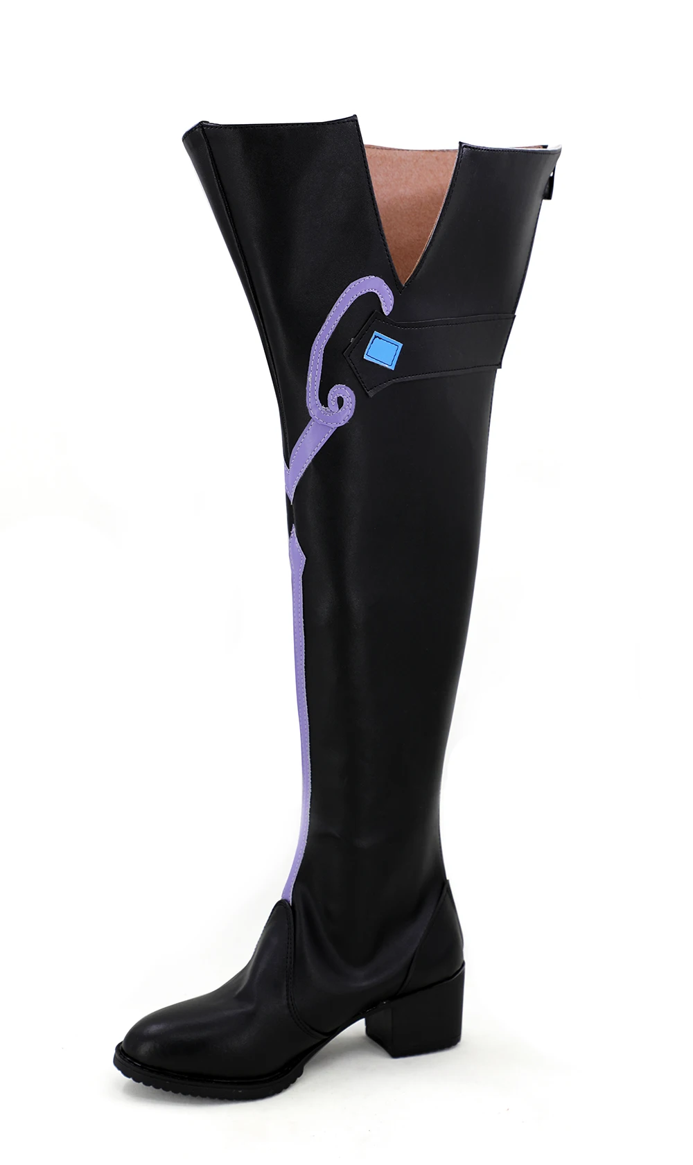 Dragon Nest archer Black Cosplay Boots Shoes (4)