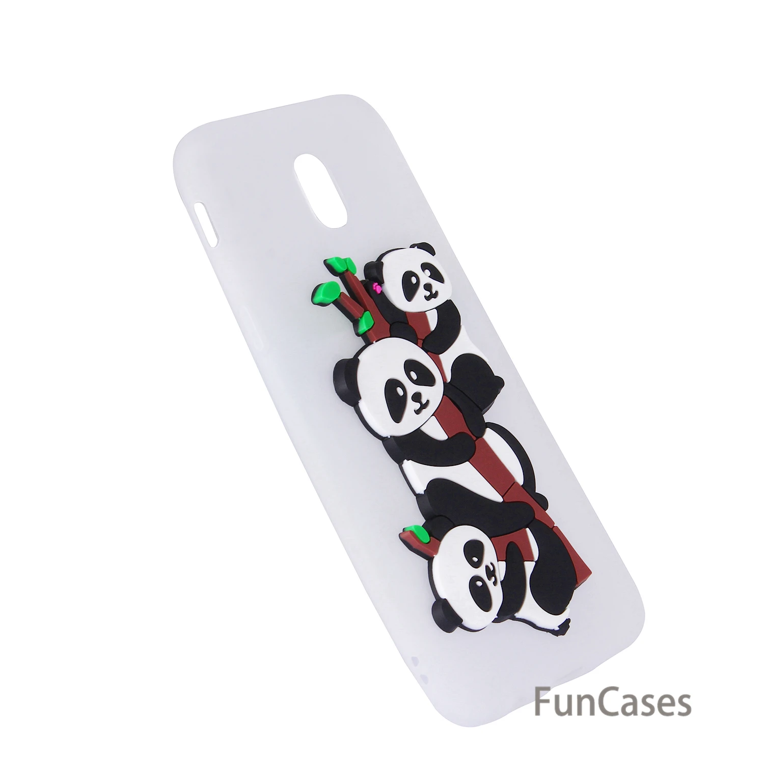 Прекрасный Panda случае СПС coque samsung J530 Европейская версия Мягкая силиконовая