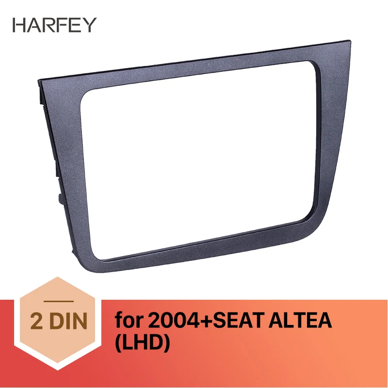 Harfey 220*130 мм стерео 2 Дин радио фасции тире отделка комплект для 2004+ SEAT Altea Толедо LHD DVD плеер установка рамка панель