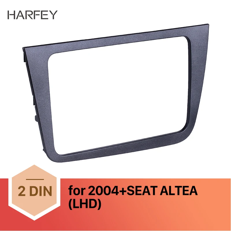 

Harfey 220*130mm Stereo 2 DIN Car Radio Fascia Dash Trim Kit For 2004+ SEAT Altea Toledo LHD DVD Player refitting Frame Panel