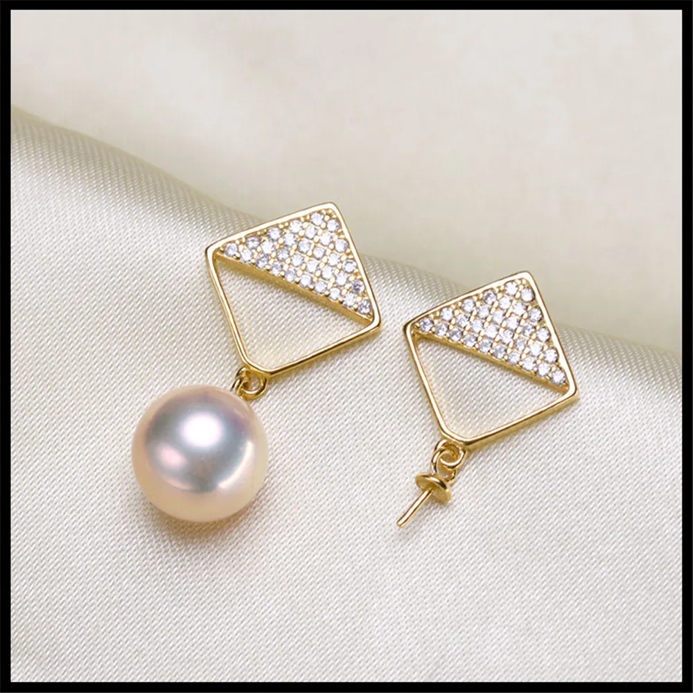 

Unique Design Hot Pearl Earrings Mountings, Drop Earrings Findings Settings Jewelry Parts Fittings Drop Earrings Accessories