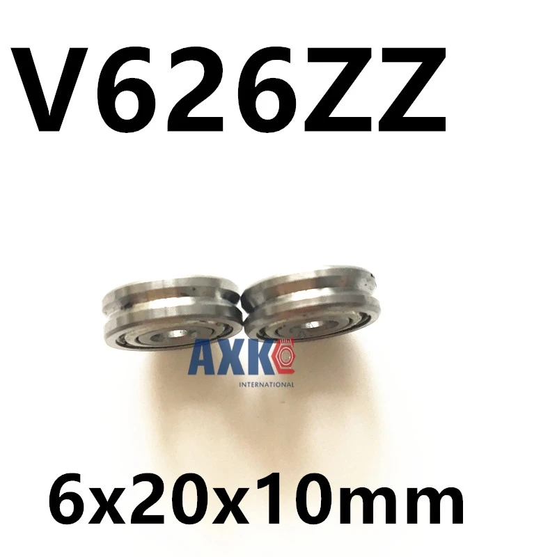 Бесплатная доставка V626ZZ V62010 V радиальный шарикоподшипник 6x20x10 мм подшипник шкива