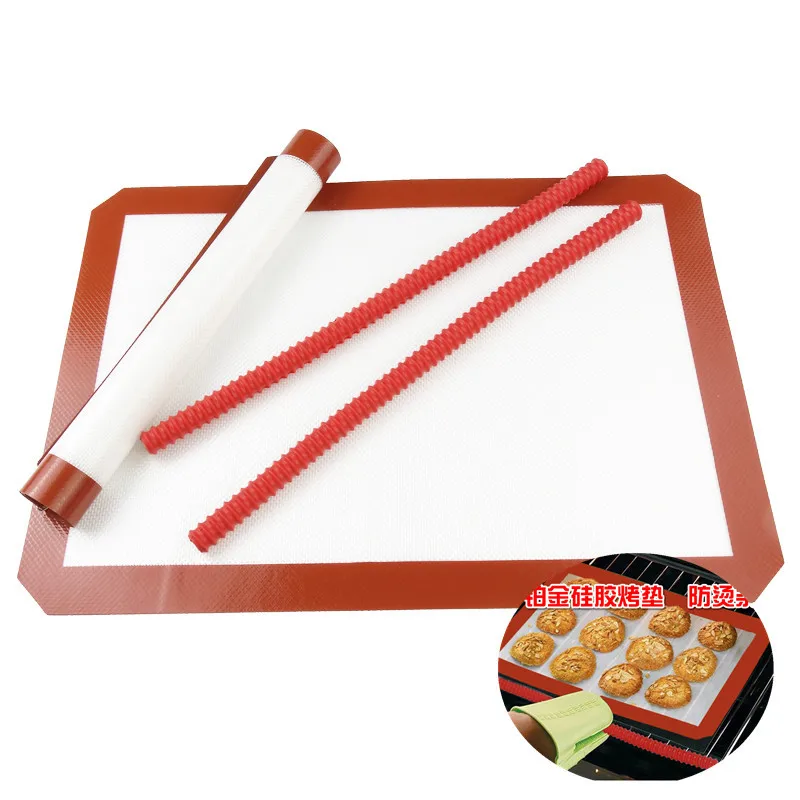 

1baking mat and 2anti-scalding strip silicone oven anti-ironing insulation bar does not touch anti-skid easy to clean