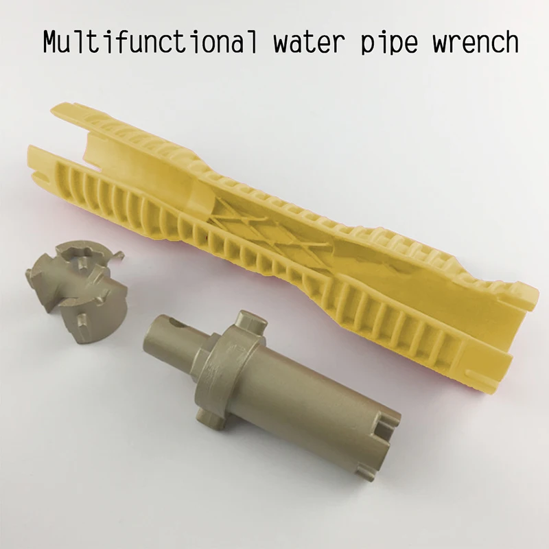 QUK 8in1 Faucet and Wrench Installer Multi-purpose Wrench Plumbing Tool For Toilet BowlSinkBathroomKitchen Plumbing and More14