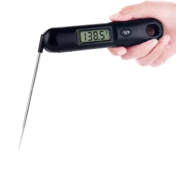 

Foldable Probe Food Electronic Thermometer BBQ Coffee for Kitchen Food