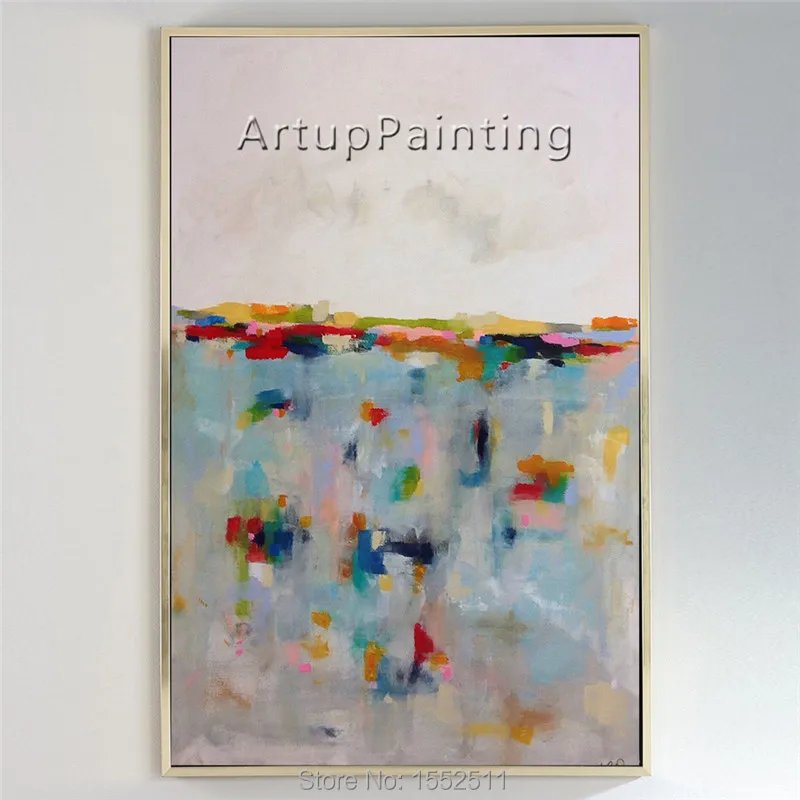 

Hand painted canvas oil paintings handmade Wall art Pictures for living room modern abstract cuadros quadro Home decorative17-10