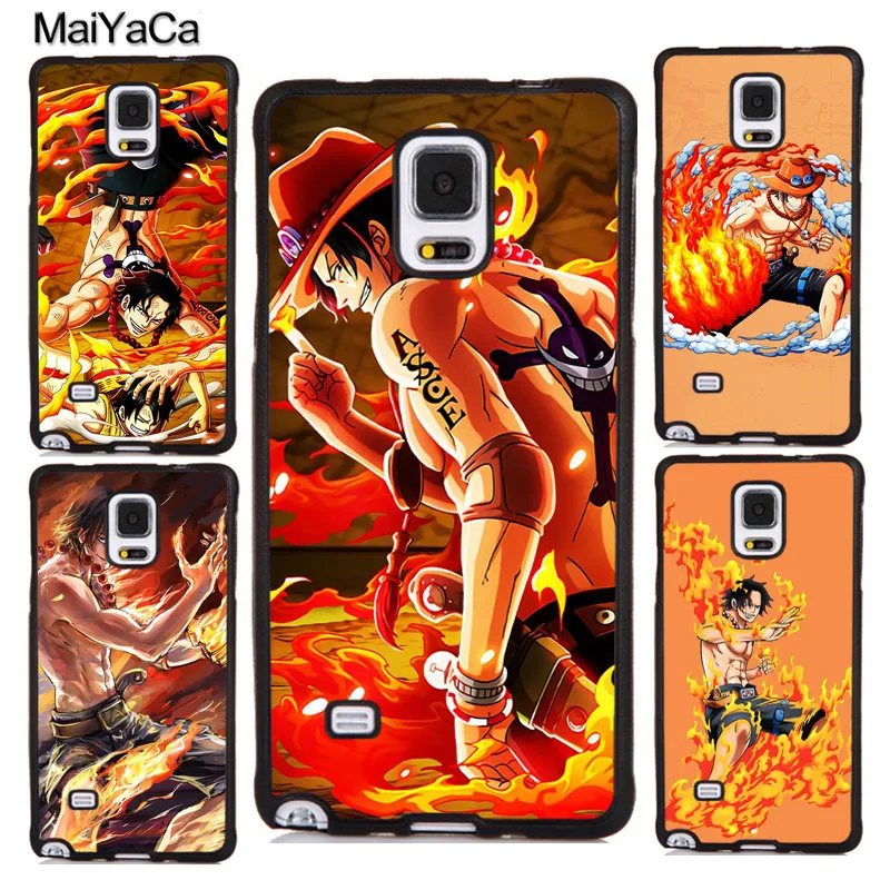 MaiYaCa One Piece Portgas D. Ace Soft TPU Phone Cases For Samsung