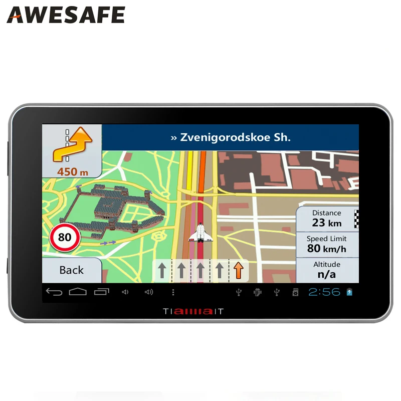 Best 7 inch Android Car GPS Navigation 16GB Bluetooth Quad Core WIFI FM Europe Spain France