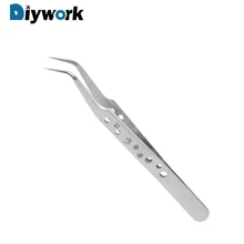 DIYWORK для Стразы для ногтей, украшения Антистатические Пинцет точность нержавеющая сталь изогнутый прямой наконечник
