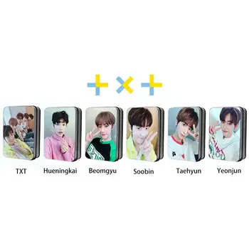 

Kpop TXT Members Polaroid Lomo Photo Card Tomorrow × Together Taehyun Beomgyu Card Selfie Yeonjun HD Collective Photocard