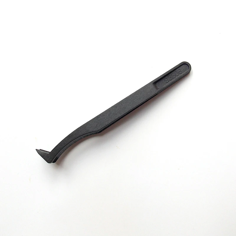 6 sets of anti-static tweezers pointed flat head tweezers carbon fiber synthetic dust-free purification curved mouth tweezers 6 sets of anti-static tweezers pointed flat head tweezers carbon fiber synthetic dust-free purification curved mouth tweezers