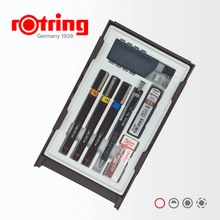 Германия Rotring Stylus Master Набор лайнер/механический карандаш/Заправка/чернила/ластик/компас графический дизайн набор