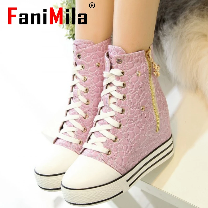 

Free shipping ankle wedge short boots women snow fashion winter warm boot footwear P15179 EUR size 34-41