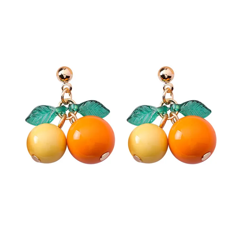 HTB1yAI2JkyWBuNjy0Fpq6yssXXaY - hot red Cherry earrings eardrop Sweet fruit fresh cherry eardrop female fashion youth beautiful girl students earrings for women