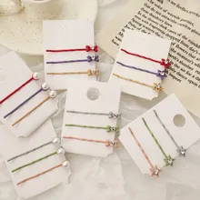 3 шт./компл. Корея Конфета из смолы Цвет Шпилька-бант бусина в виде жемчужины BB клипы Кристалл Стразы пентаграмма Заколки для волос