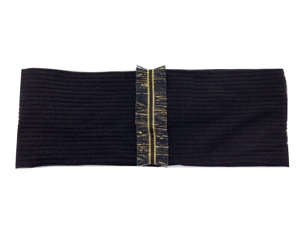 

P17174 Spring 2019 cotton ribbed ribbed hairband