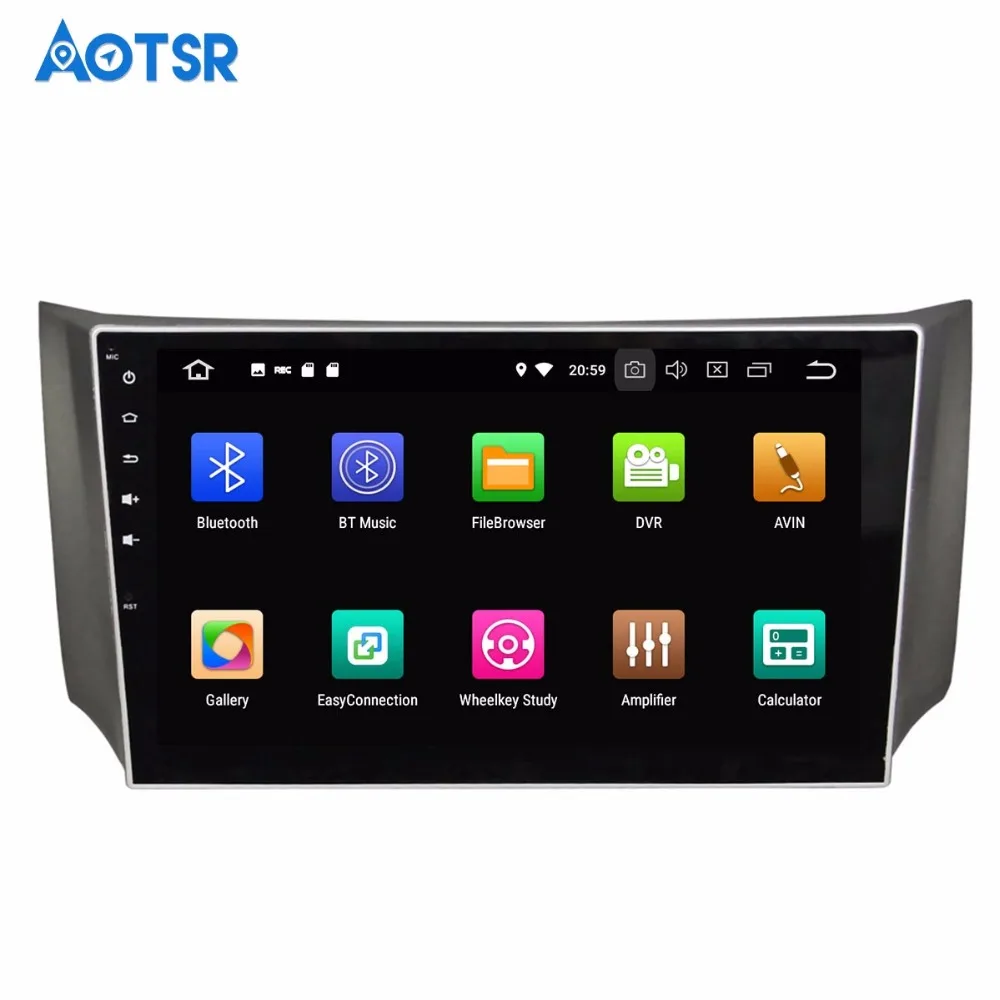 Cheap 10.1 Inch Android 8.0 Car DVD Player GPS Navigation Video Head Unit for Nissan sylphy Sentra pulsar (Australia) 2012-2016 wifi 5