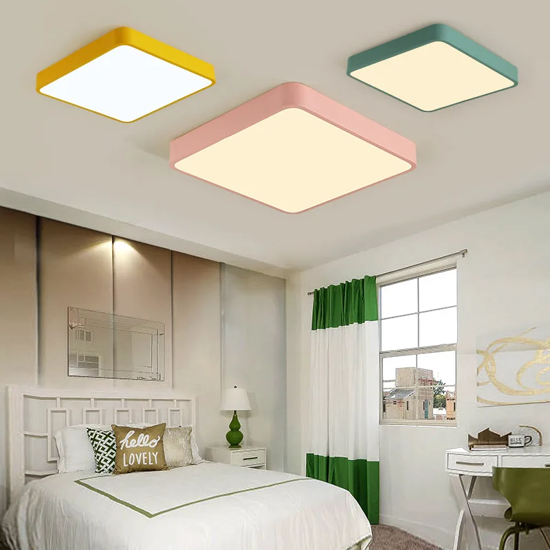 

Square LED Modern Ceiling Lamp Acryl Alloy Round 5cm Super Thin LED Lamp.LED Light.Ceiling.LED Ceiling Light.For Foyer IY108216