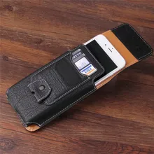 Universal Cell Phone Leather Case Waist Packs Belt