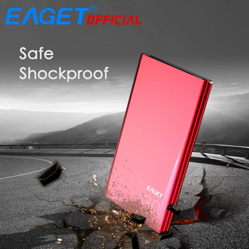 EAGET External Hard Drives 2TB 1TB HDD 2.5 inch High Speed Type C 3.0 Hard Disk Ultra-thin USB C Mobile HDD for Laptops Desktop