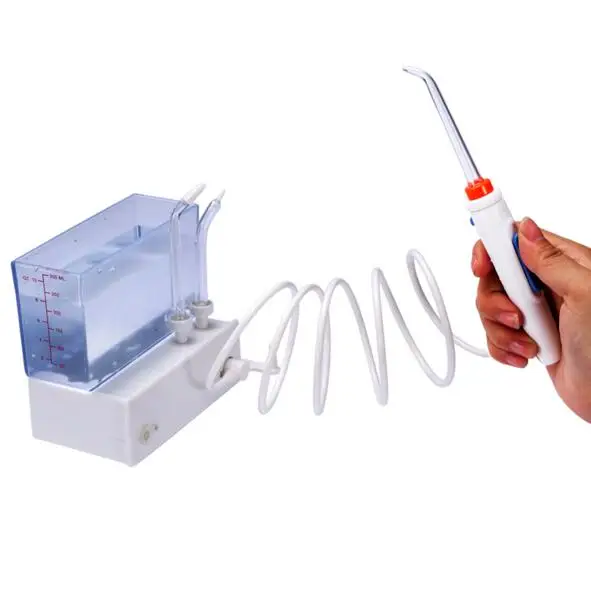 

Portable Dental Flosser Oral Irrigator With Travel Case 300ML Rechargeable Battery Water Flosser Teeth Cleaner