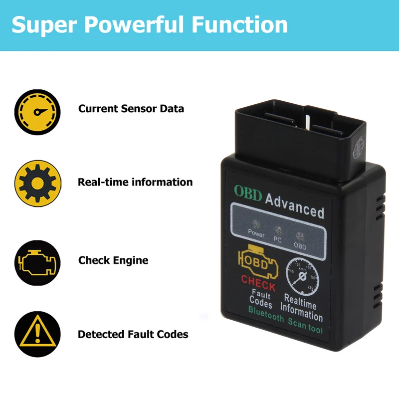 Elm327 V1.5 Bluetooth ODB2 автомобильный диагностический инструмент Elm 327 1,5 OBD2 автомобильный сканер проверка двигателя чистый код ошибки смарт-сканирующие инструменты