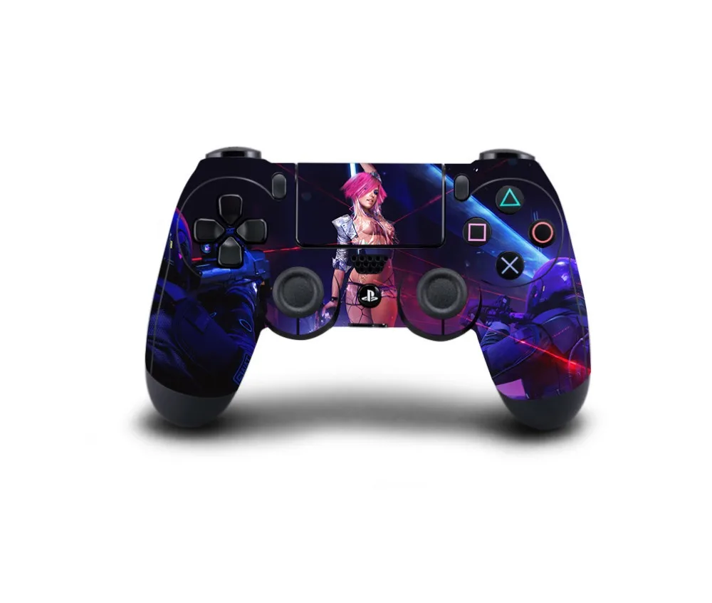PS 4 playstation виниловые наклейки на заказ игровая станция PS4 кожаная наклейка