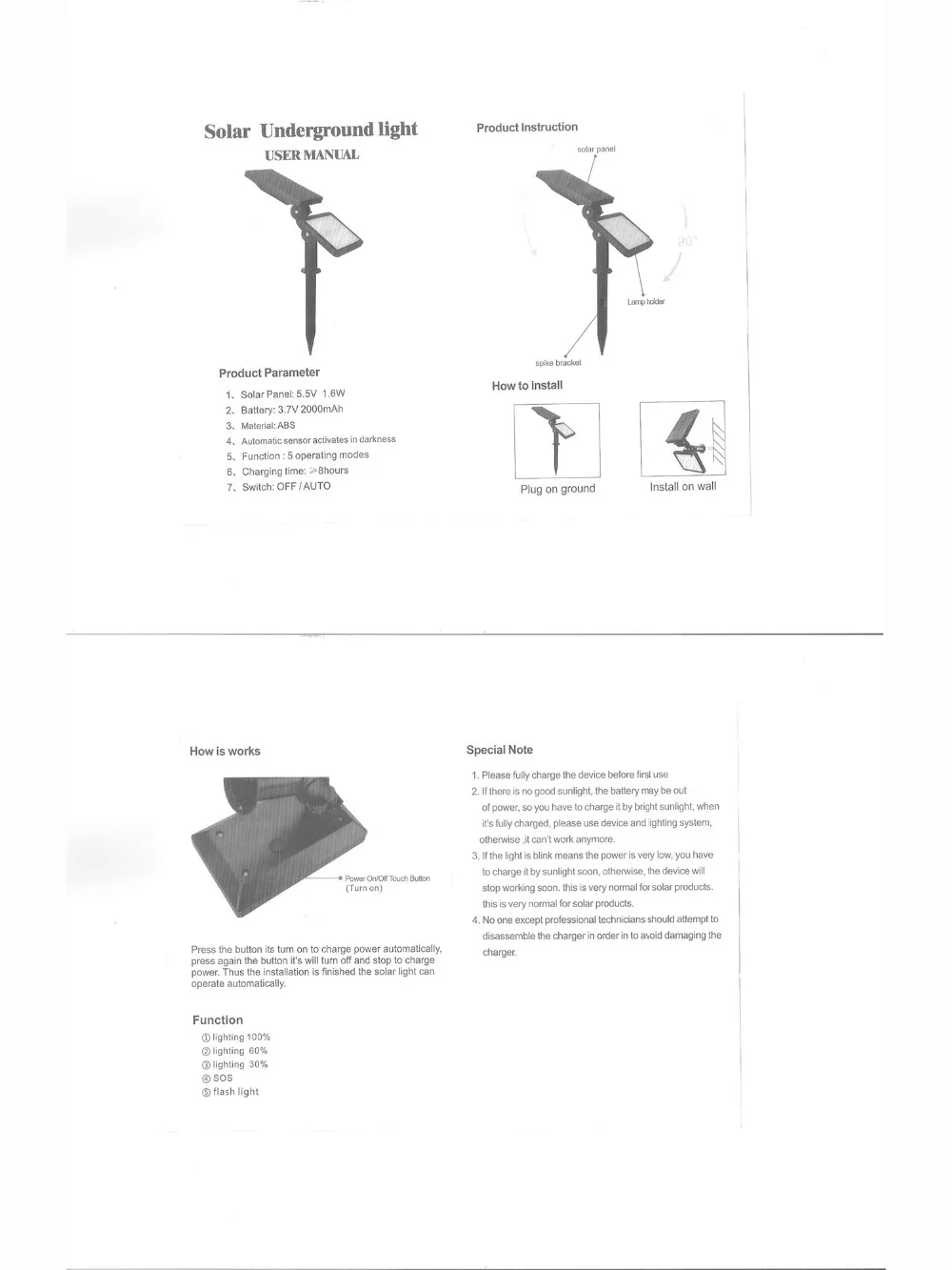 Solar ao ar Impermeável do Diodo Emissor de Luz Solar para Jardim ao ar T sunrise Holofotes Livre Iluminação 50 Leds Ajustável Lâmpada Luz Livre 15 led lights for outdoor