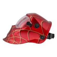 Профессиональный сварочный шлем красная паутина SolarAuto затемнение Сварочная маска сварочные принадлежности для пайки подходит для лазерной сварки