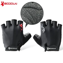 Boodun Weight Lifting Men Gym Sports Gloves Training Fitness Women Dumbbell Half Finger Bodybuilding Workout Gloves oem gym weight lifting leather xrossfit training barbell pull up hand grip workout sport bodybuilding fitness hand gloves
