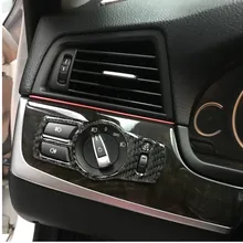 Для BMW F10 f07 F01 F25 F26 внутреннее покрытие из углеродного волокна фар переключатели крышка Украшение для укладки автомобиля интимные аксессуары