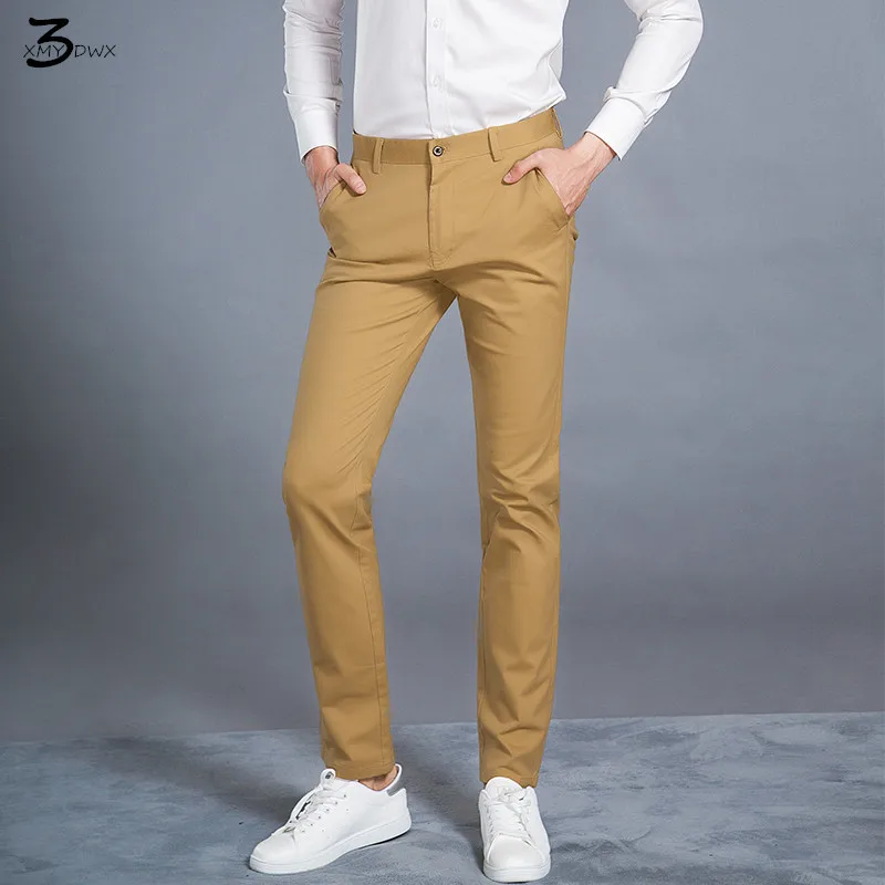 You are here Mens Slim Pants at Macy's come in all styles and sizes. Shop Men's Pants: Dress Pants, Chinos, Khakis, Slim pants and more at Macy's! Macy's Presents: The Edit - A curated mix of fashion and inspiration Check It Out.
