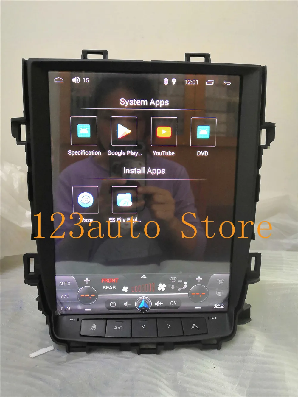12,1 дюймов вертикальный Tesla стиль Android 7,1 авто без DVD gps навигация плеер радио аудио для Toyota alphard 2008- 2G ram