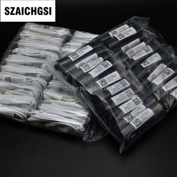 

SZAICHGSI S7 In-ear Earphone with Wire Cable Remote Mic Control Earbuds For samsung galaxy S7 edge S6 white black 2 color 500pcs