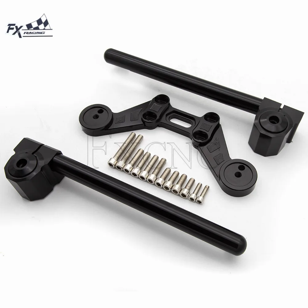 

7/8" 22mm Handlebar Clip On Set Motorcycles Handlebar Clip On Fork Clamp For Yamaha YZF R1 R6 R3 R25 R125 MT07 MT09 FZ1 FZ8 FZ6